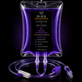 The Mega Hydration Total Reset 1000 mL Normal Saline IV fluid package - Black Diamond Hydration Infographic illustrating the physiological speed of 1 Liter deep cellular rehydration therapy Clean clinical setting with a premium 1 L normal saline IV drip set up for rapid recovery